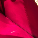 ルイ・ヴィトン LOUIS VUITTON ポシェット・クレ M90524 ピンク ブルー ヴェルニ レディース コインケース