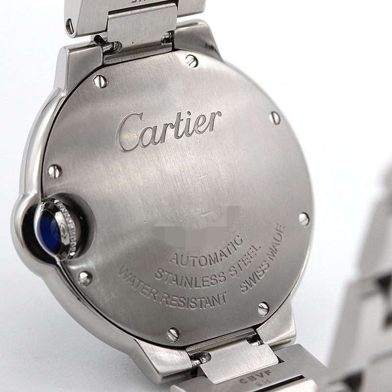 カルティエ  バロンブルー W6920071 SS  シルバー/ホワイト 腕時計レディース