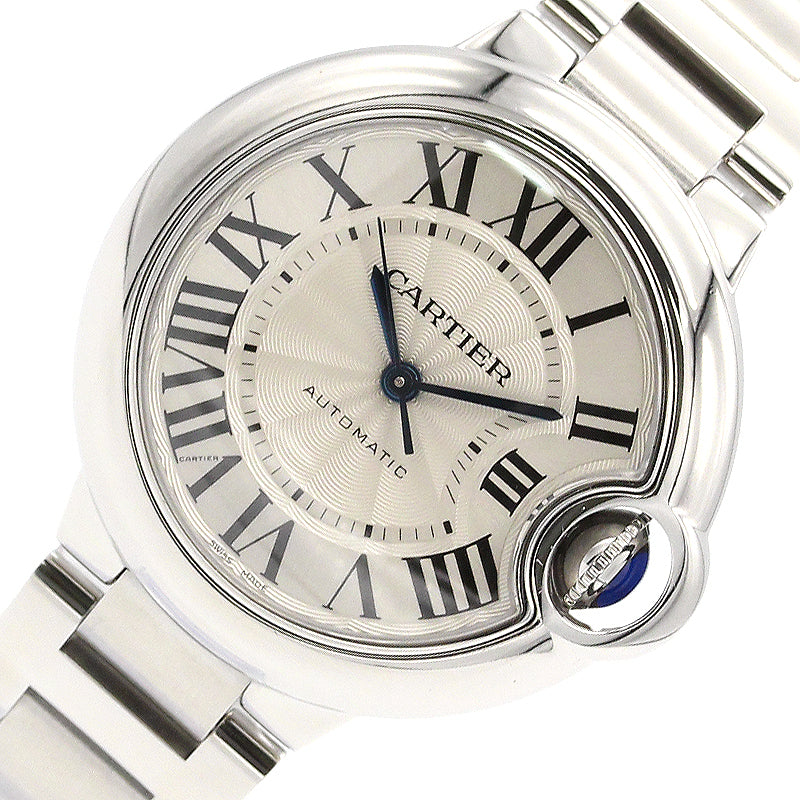 カルティエ  バロンブルー W6920071 SS  シルバー/ホワイト 腕時計レディース