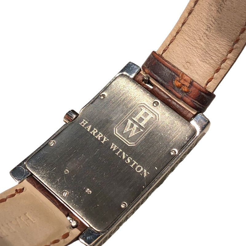 ハリーウィンストン HARRY WINSTON アヴェニュー 310UQW シルバー K18ホワイトゴールド  750WG/アフター(後付け)ダイヤモンド レディース 腕時計