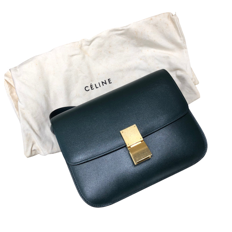 セリーヌ CELINE クラシックボックス スモール 189183 グリーン