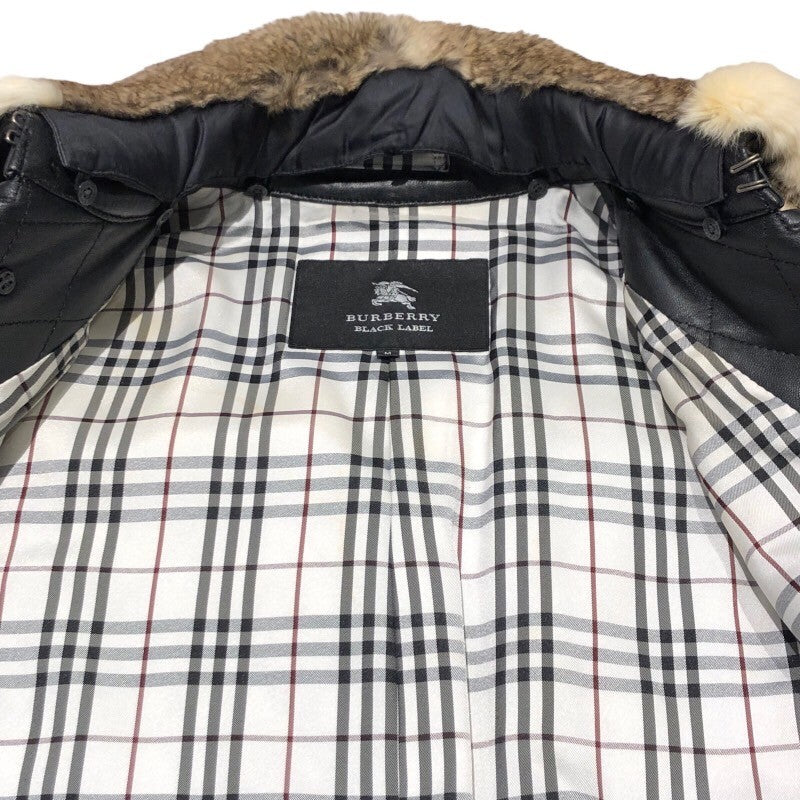 バーバリーブラックレーベル BURBERRY BLACK LABEL キルティングレザー