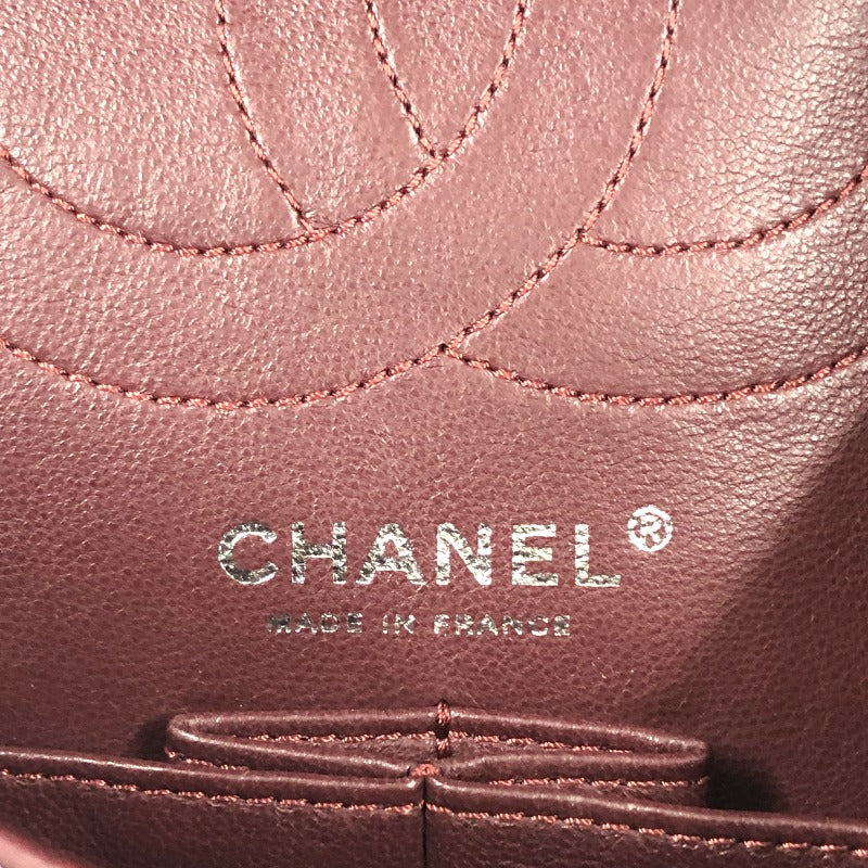 シャネル 長財布 CHANEL 2.55 マトラッセ メタルシルバー 美品 - 長財布