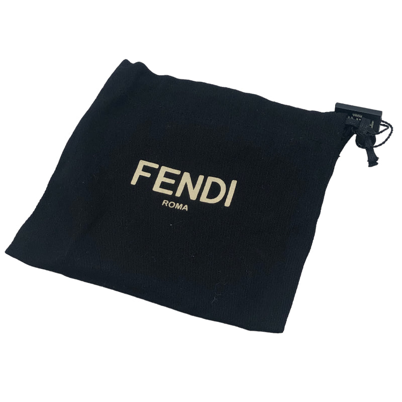 フェンディ FENDI バゲットカードケース 8M0423 ブラック レザー レディース カードケース