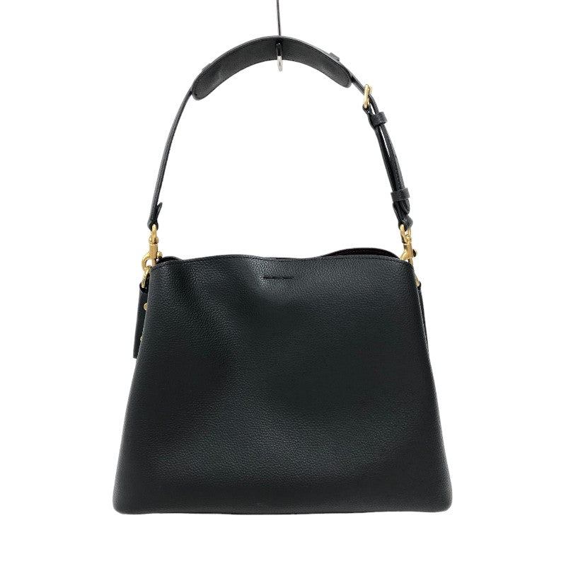 コーチ COACH ウィロウ ショルダーバッグ C2621 ブラック レザー 