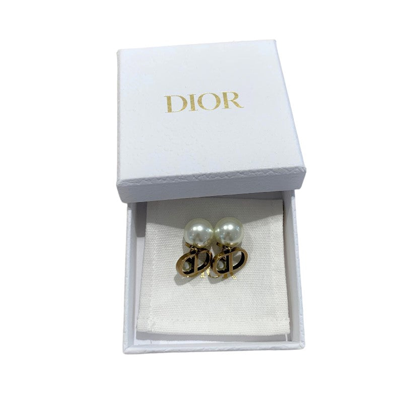 クリスチャン・ディオール Christian Dior トライバルピアス ホワイト