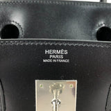 エルメス HERMES バーキン30 X刻 ブラック シルバー金具 タデラクト レディース ハンドバッグ