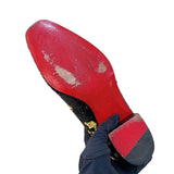 クリスチャン・ルブタン Christian louboutin スパンコール装飾サイドジップブーツ メンズ ブーツ