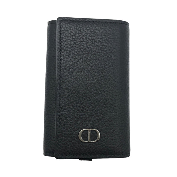 クリスチャン・ディオール Christian Dior CD　アイコン　6連キーケース ２ESKH281CDI＿H00N ブラック レザー ユニセックス キーケース