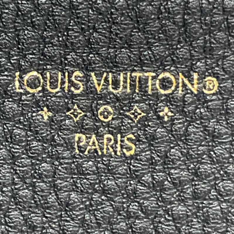 ルイ・ヴィトン LOUIS VUITTON ポルトフォイユ・LVポンヌフコンパクト M80300 ブラック トリヨンクレマンス レディース 三つ折り財布