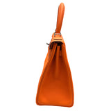 エルメス HERMES ケリー28　内縫い オレンジミニアン トゴ レディース ショルダーバッグ