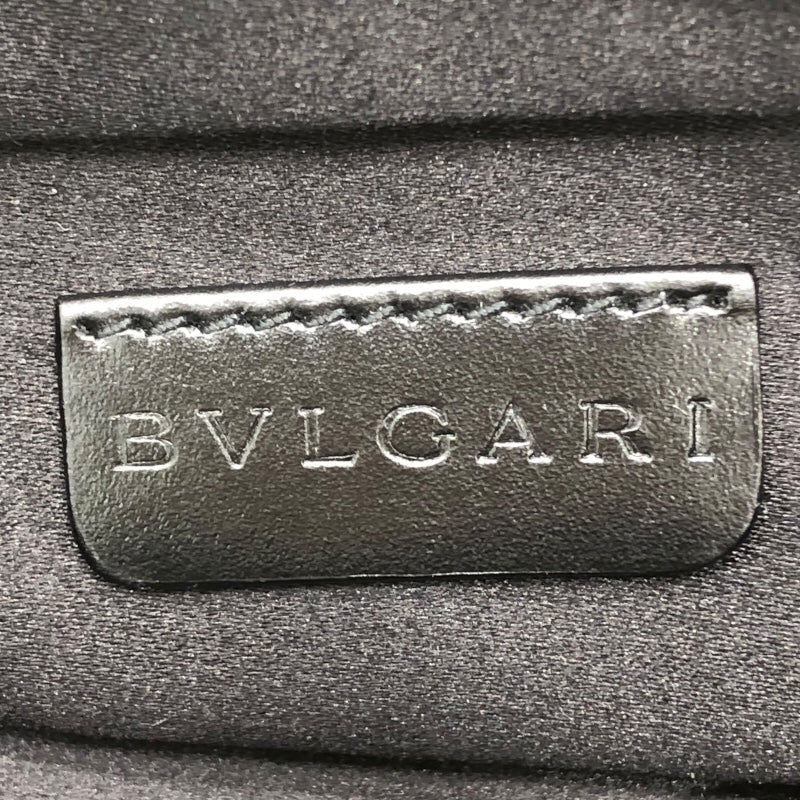 ブルガリ BVLGARI アクセサリーポーチ ブラック サテン GD金具 レディース ポーチ