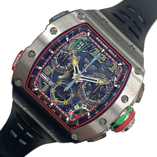 リシャール・ミル RICHARD MILLE スプリットセコンド RM65-01Ti チタン/ラバー 自動巻き メンズ 腕時計