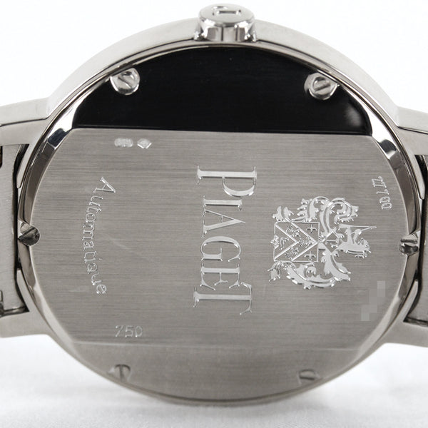 ピアジェ PIAGET ポロ 27700 シルバー文字盤 K18ホワイトゴールド 自動巻き メンズ 腕時計