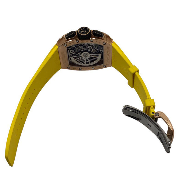 リシャール・ミル RICHARD MILLE オートマティック フライバッククロノグラフ RM72-01 750PG チタン 自動巻き メンズ 腕時計