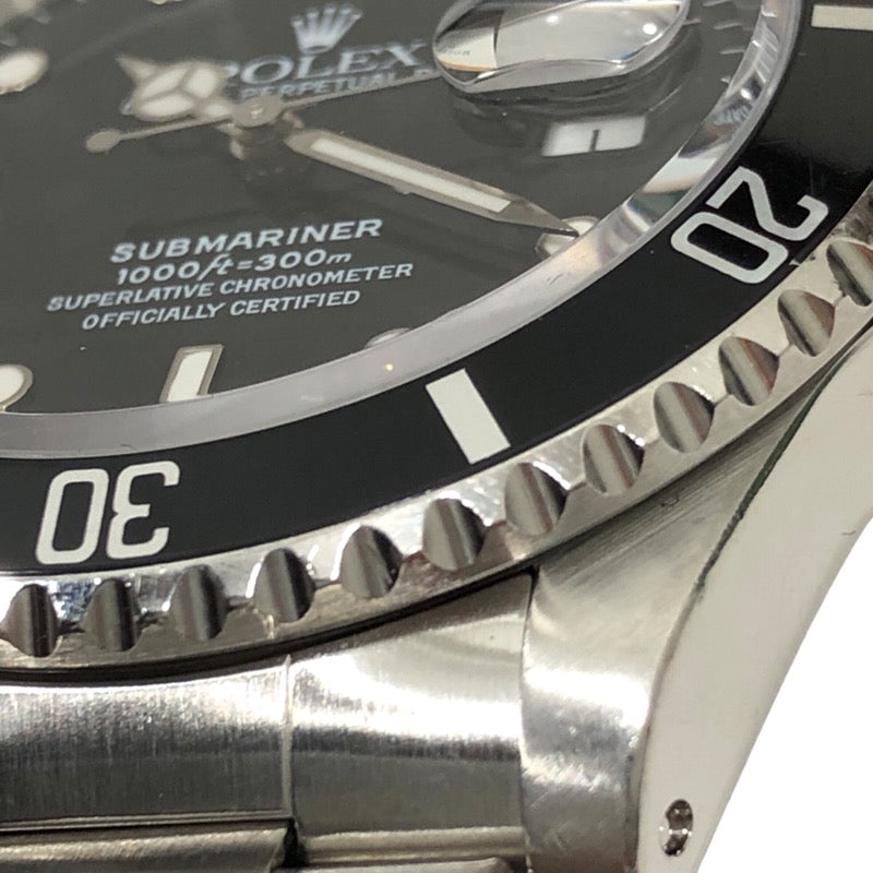 ロレックス ROLEX 16610 W番(1996年頃製造) ブラック メンズ 腕時計