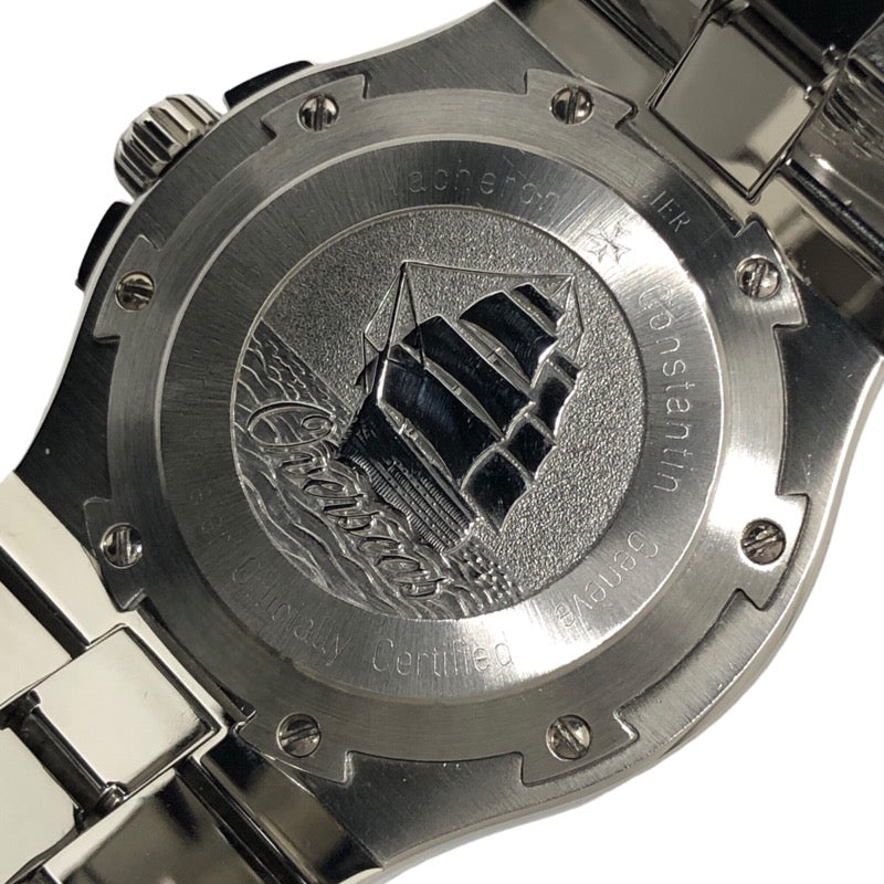 ヴァシュロン・コンスタンタン VACHERON CONSTANTIN オーヴァーシーズ ミディアム 72050 ブルー SS クオーツ メンズ 腕時計