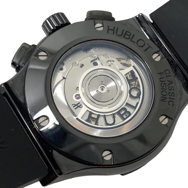 ウブロ HUBLOT クラシックフュージョンクロノグラフブラックマジック 541.CM.1171.RX ブラック セラミック 自動巻き メンズ 腕時計
