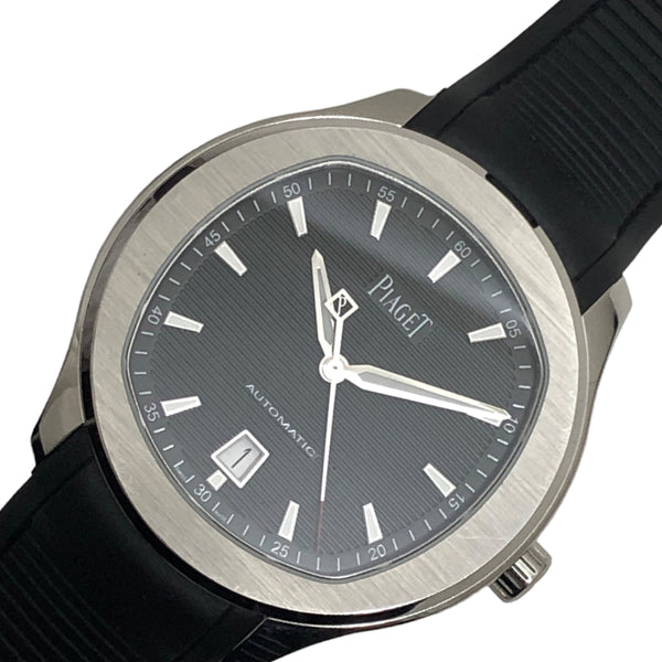 ピアジェ PIAGET ポロデイト G0A47014 ブラック文字盤 SS 自動巻き メンズ 腕時計