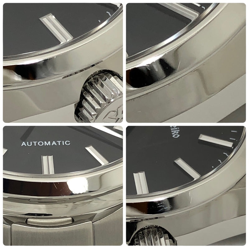 セイコー SEIKO Grand Seiko ヘリテージコレクション メカニカル SBGR301 ブラック文字盤 SS メンズ 腕時計