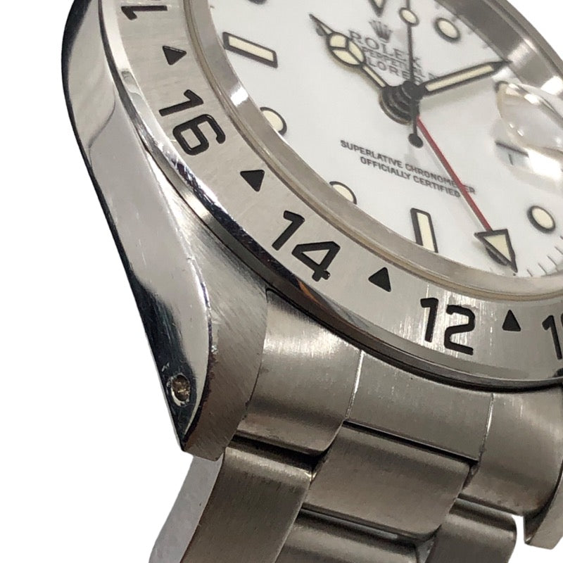 ロレックス ROLEX エクスプローラー2 T番 16570 ホワイト文字盤 SS 自動巻き メンズ 腕時計