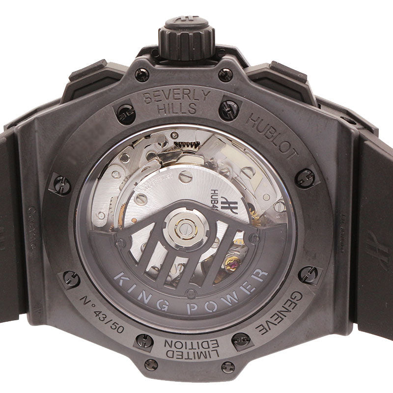 ウブロ HUBLOT ビックバン キングパワー クロノグラフ 710.CI.1112.GR.BHB11 セラミック 自動巻き メンズ 腕時計