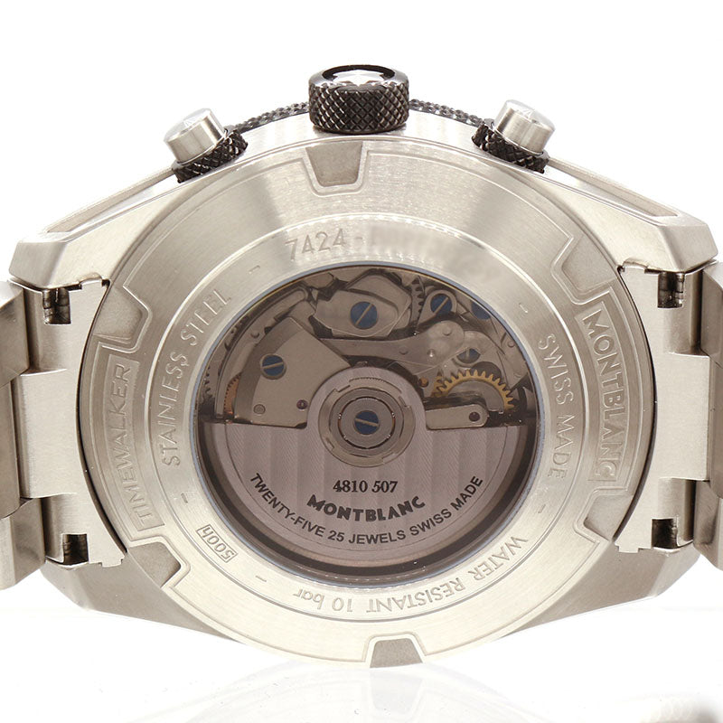 モンブラン MONT BLANC タイムウォーカー クロノグラフ MB116097 SS 自動巻き メンズ 腕時計