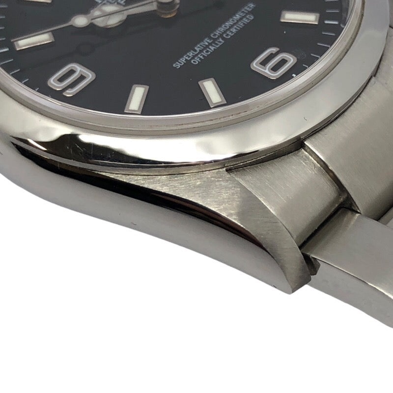 ロレックス ROLEX エクスプローラー1 Z番 114270 ブラック SS 自動巻き メンズ 腕時計