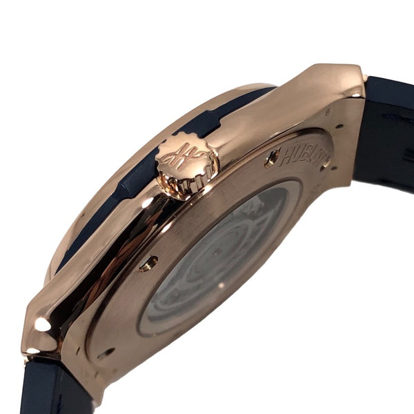ウブロ HUBLOT クラシックフュージョン キングゴールド ブルー 511.OX.7180.LR K18キングゴールド 自動巻き メンズ 腕時計