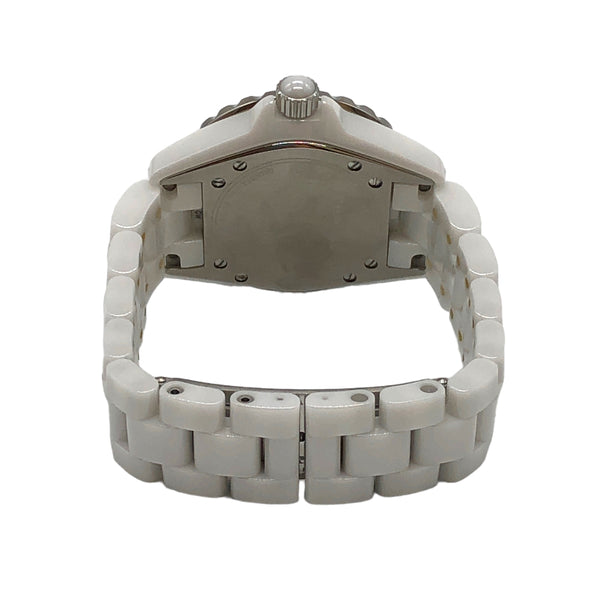 シャネル CHANEL J12 ピンクサファイア H1181 ホワイト ホワイトセラミック セラミック/SS クオーツ ユニセックス 腕時計