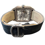 カルティエ Cartier サントスデュモンXL W2020033 スケルトン K18ホワイトゴールド 750WG/クロコダイルレザー 手巻き メンズ 腕時計