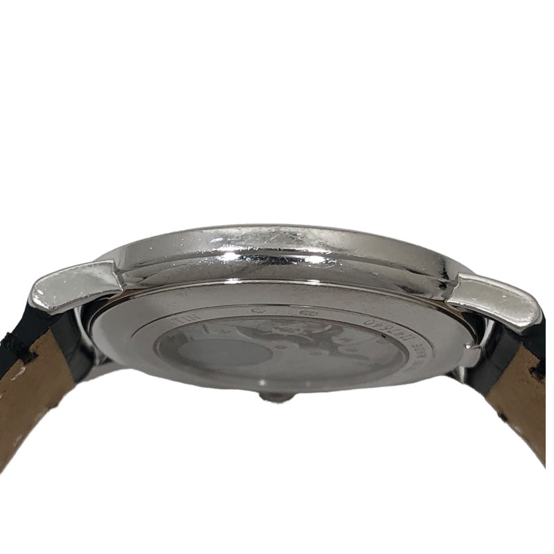 ヴァシュロン・コンスタンタン VACHERON CONSTANTIN パトリモニー クラシック セミフラット 81160/000G-9062 シルバー文字盤 K18WG/レザーストラップ(社外品) メンズ 腕時計