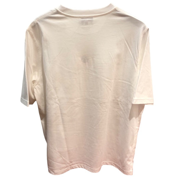 エルメス  Chevaux en syme 3DプリントTシャツ コットン  ホワイト 半袖Ｔシャツメンズ