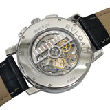 ブルガリ BVLGARI ブルガリブルガリ クロノグラフ BB41SCH SS/レザーストラップ(社外) 自動巻き メンズ 腕時計