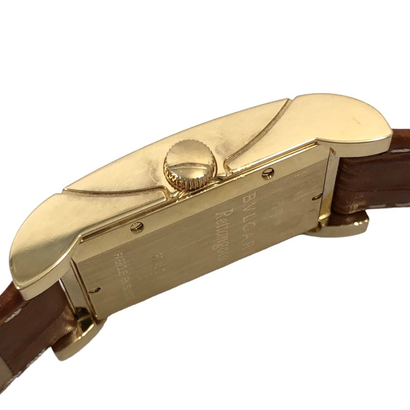 ブルガリ BVLGARI レッタンゴロ RT45G K18YG/革ベルト(社外品) 自動巻き ユニセックス 腕時計