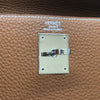 エルメス HERMES ケリー32 内縫い □D刻 ゴールド シルバー金具 トゴ レディース ハンドバッグ