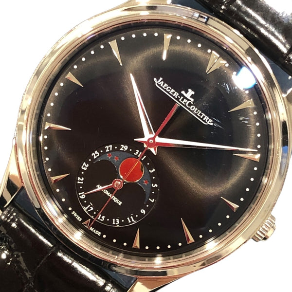 ジャガー・ルクルト JAEGER-LE COULTRE マスターウルトラスリムムーン39 176.8.64.S ブラック ss メンズ 腕時計