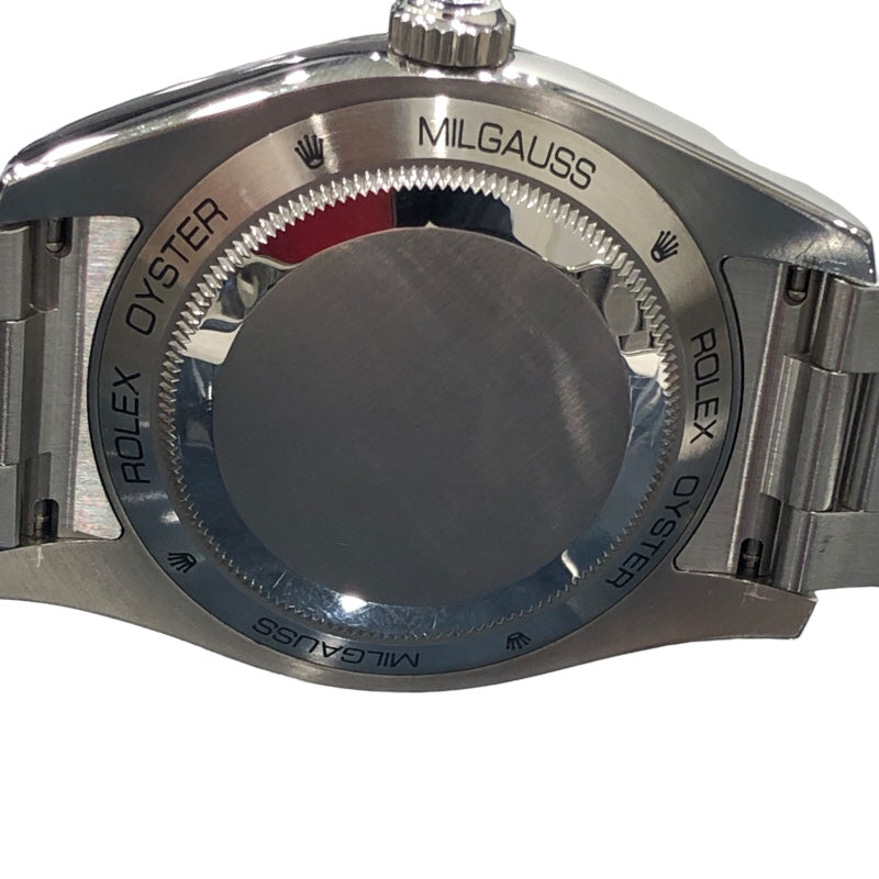 ロレックス ROLEX ミルガウス 116400GV ブラック ss メンズ 腕時計 ...