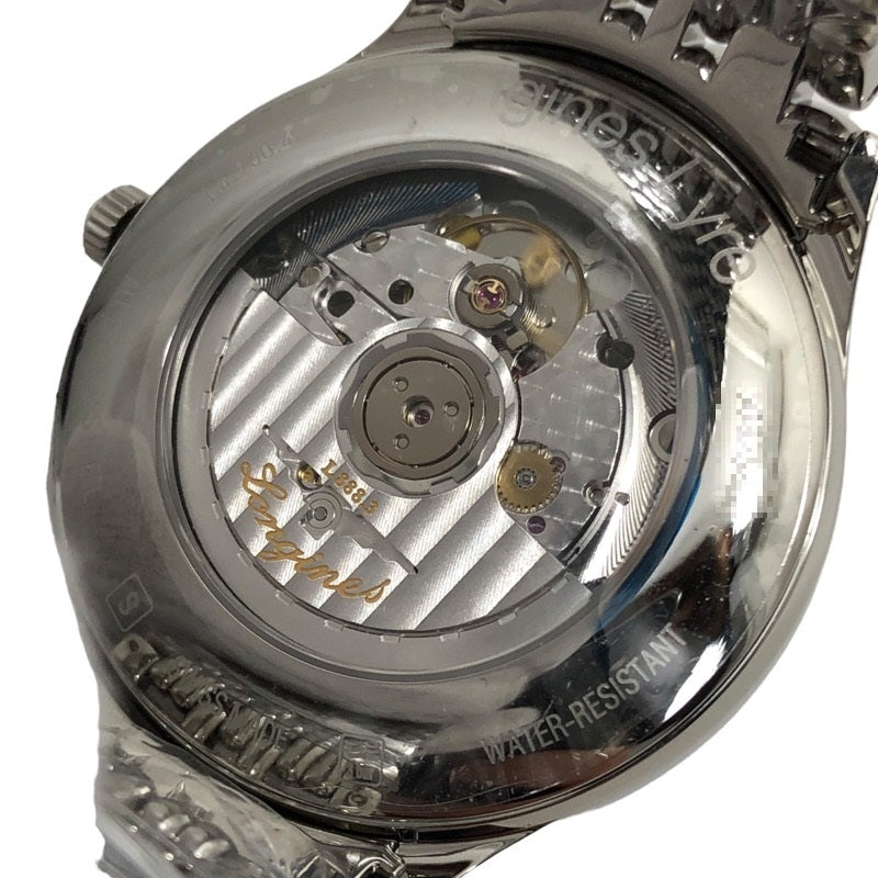 ロンジン LONGINES リール L4.960.4.11.6 ホワイト SS 自動巻き メンズ 腕時計