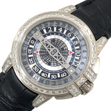 ハリーウィンストン HARRY WINSTON オーシャン レトログラード オートマティック OCEAHR42WW001 K18WG/革ベルト 自動巻き メンズ 腕時計