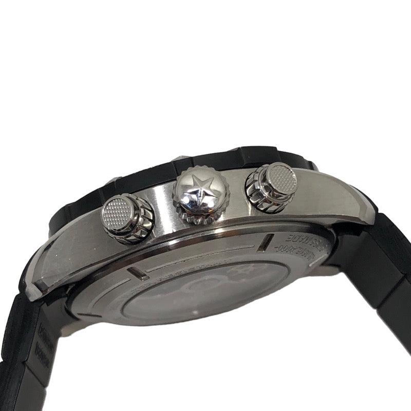 ゼニス ZENITH デファイ クラシック クロノエアロ エルプリメロ 03.0516.4000/21.R642 ブラック文字盤 SS/ラバーベルト 自動巻き メンズ 腕時計