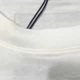 ルイ・ヴィトン  プリンテッド クルーネックTシャツ 1ABY41 コットン  ホワイト 半袖Ｔシャツメンズ