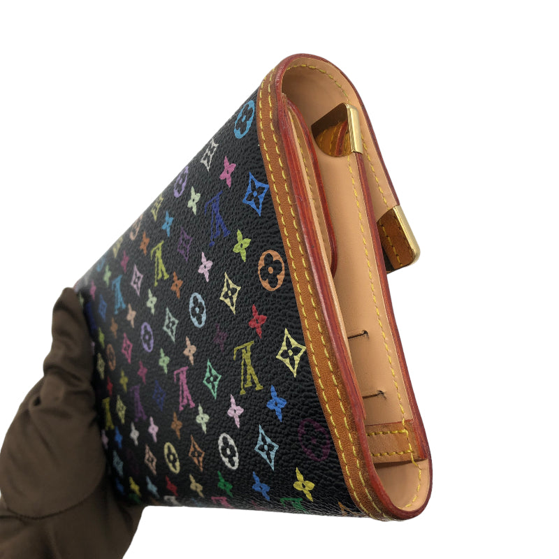 格安好評□ LOUIS VUITTON ルイヴィトン ポルトトレゾール・インターナショナル マルチカラー M92658 TH1003□ マルチカラーライン