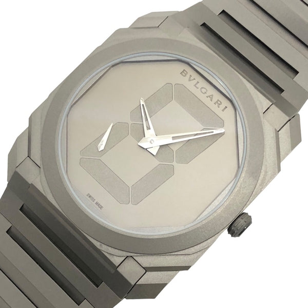ブルガリ BVLGARI オクト フィニッシモ 日本限定120本 宮島達男デザイン SAP103569  チタン 自動巻き メンズ 腕時計