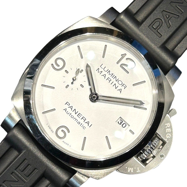 パネライ PANERAI ルミノール マリーナ PAM01314 ホワイト ステンレススチール メンズ 腕時計