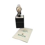ロレックス ROLEX デイトジャスト　ベゼルダイヤ 69136G シルバー プラチナ 自動巻き レディース 腕時計