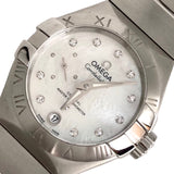 オメガ OMEGA コンステレーションブラッシュ プチセコンド ホワイトシェル 127.10.27.20.55.001 ステンレススチール 自動巻き レディース 腕時計