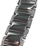 カルティエ Cartier タンクフランセーズSM アフターダイヤ W50012S3 K18WG クオーツ レディース 腕時計